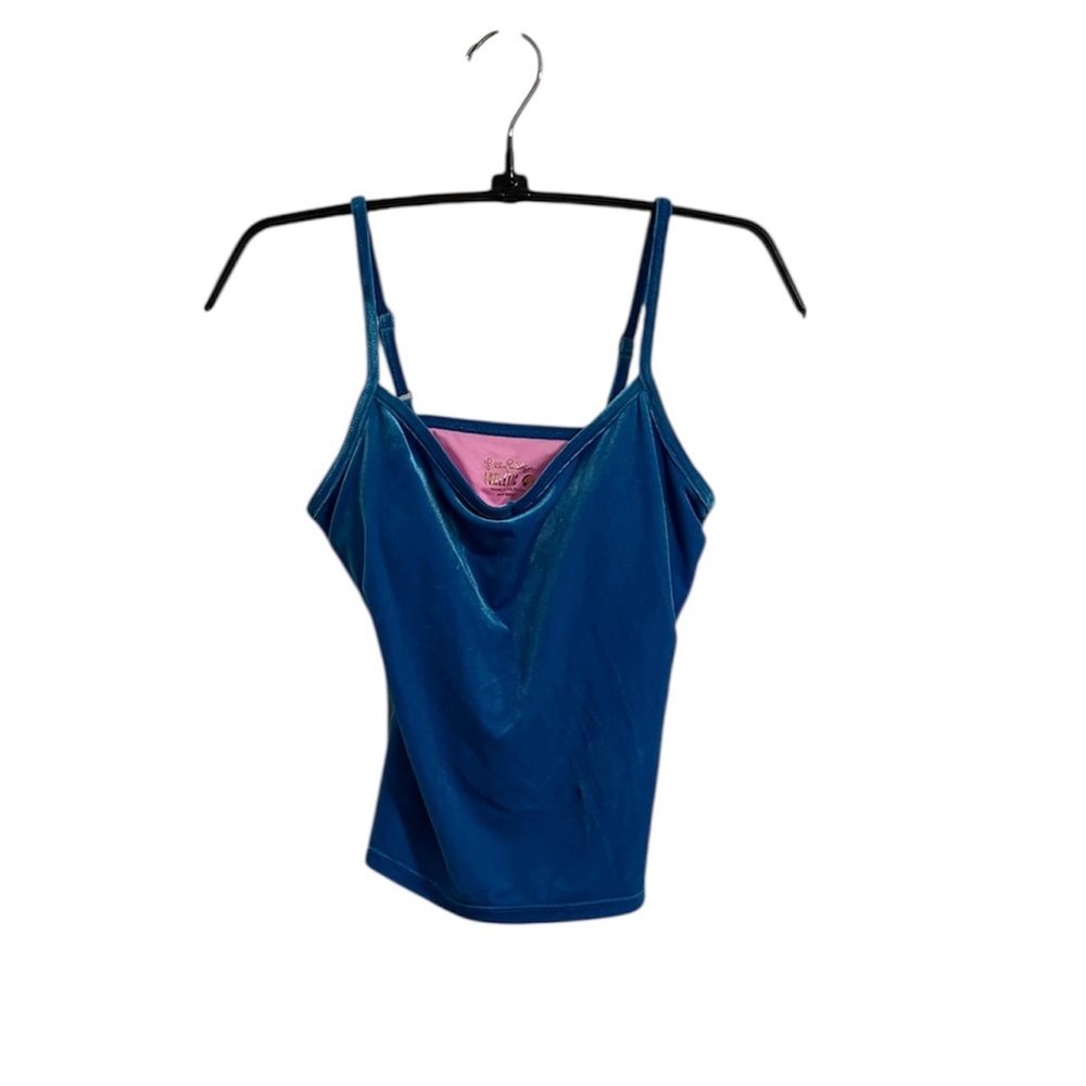 Lilly Pulitzer Cassis Bra Tank Top UPF 50+ (Teal Bay) (NWT)